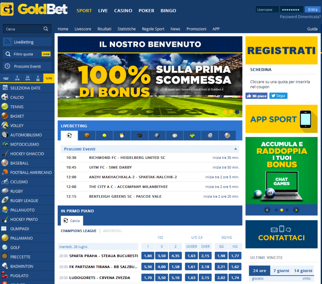 Goldbet Casino sitesi